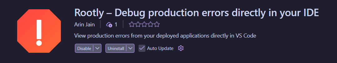 Rootly VS Code Extension